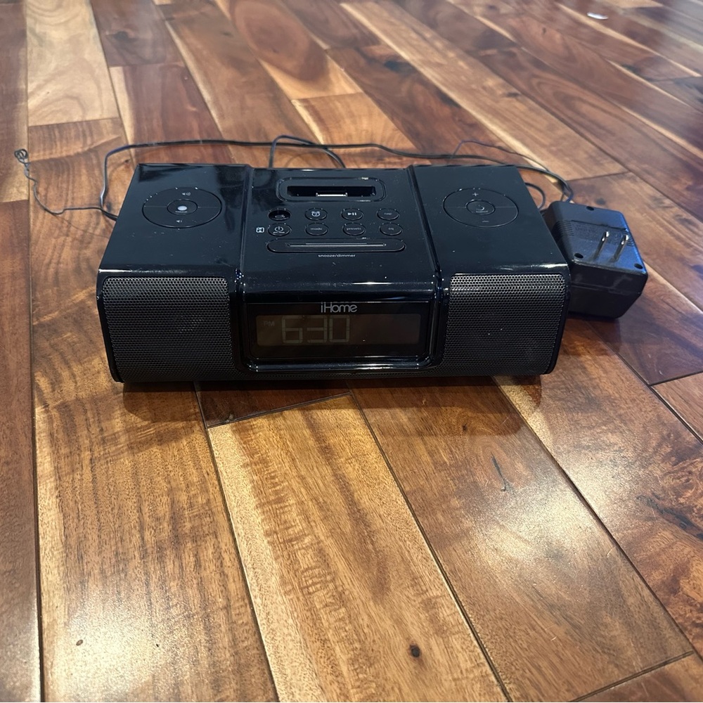 iHome Black Portable Speaker System